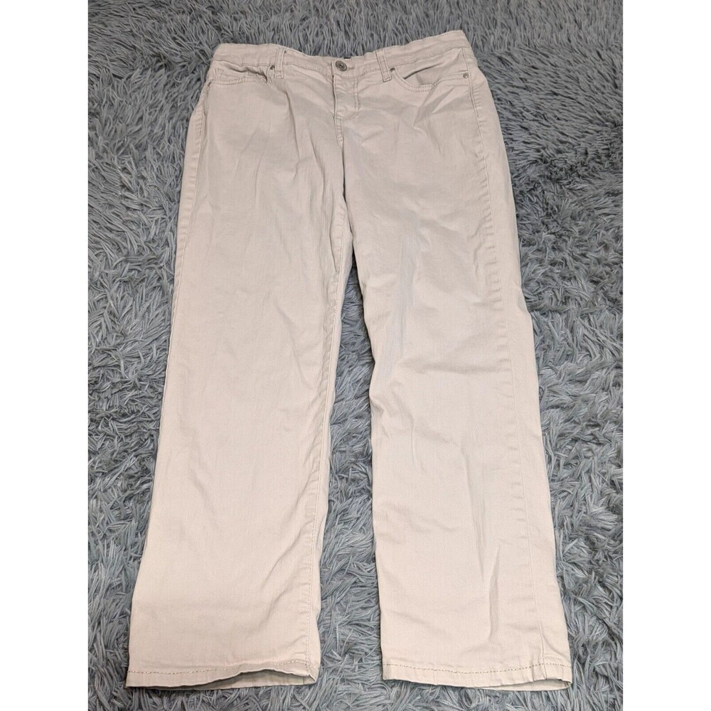 Bandolino Mandie Straight‎ Jeans Womens 12PS 12 Petite 12P Short Stretch 32x26